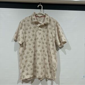 VAN HEUSEN Cream & Tan CLASSIC FIT Polo